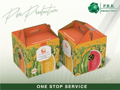 โรงงานผลิตกล่องลูกฟูกใส่ผลไม้